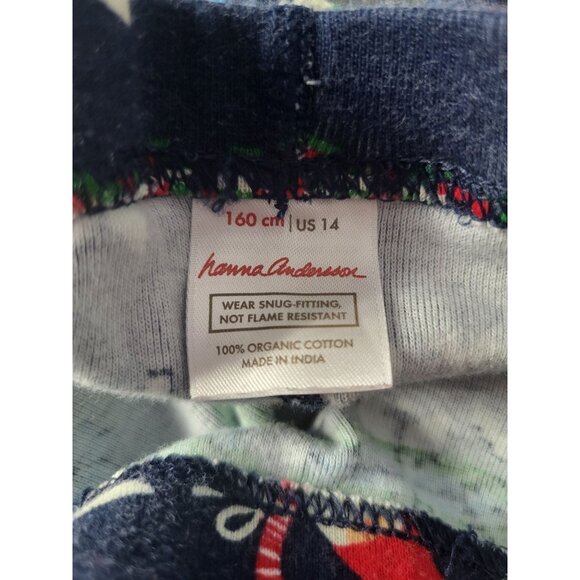 Hanna Andersson Christmas Holiday Gnome Sweet Gnome Fair Isle Pajamas SZ 14 Set - Picture 2 of 6